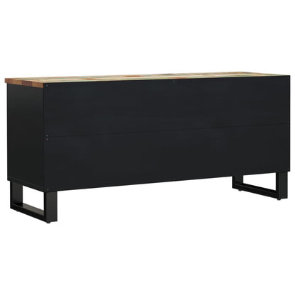 TV Cabinet 100x33x46 cm Solid Wood Reclaimed&Engineered Wood