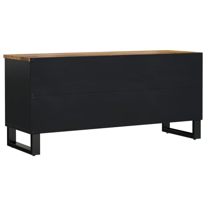 TV Cabinet 100x33x46 cm Solid Wood Mango&Engineered Wood