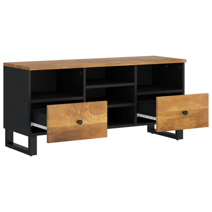 TV Cabinet 100x33x46 cm Solid Wood Mango and Engineered Wood