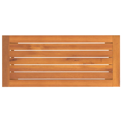 Patio Bench 31.5"x13.8"x17.7" Solid Wood Acacia
