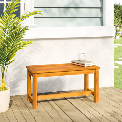 Patio Bench 31.5"x13.8"x17.7" Solid Wood Acacia