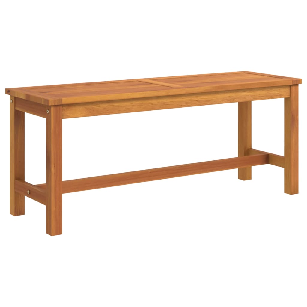 Patio Bench 43.3"x13.8"x17.7" Solid Wood Acacia