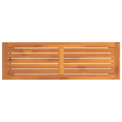 Patio Bench 43.3"x13.8"x17.7" Solid Wood Acacia
