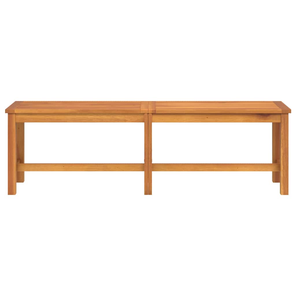 Patio Bench 59.1"x13.8"x17.7" Solid Wood Acacia