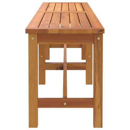 Patio Bench 59.1"x13.8"x17.7" Solid Wood Acacia