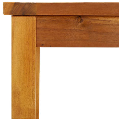 Patio Bench 70.9"x13.8"x17.7" Solid Wood Acacia