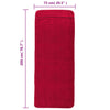 Beach Towels 2 pcs Burgundy 75x200 cm Fabric 400 GSM
