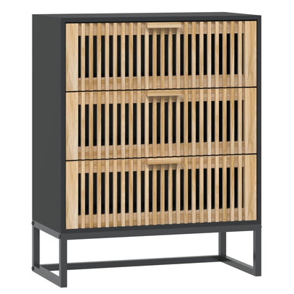 Sideboard Black 60x30x75 cm Engineered Wood