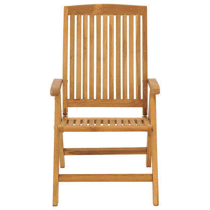 Reclining Garden Chair 2 pcs Solid Wood Teak
