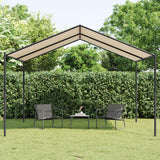 Canopy Tent Beige 4x4 m Steel and Fabric