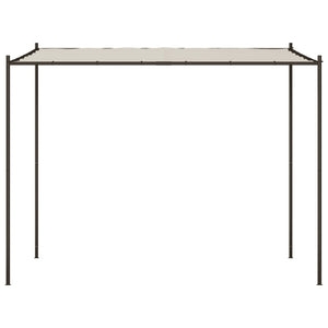 Gazebo White 3x3 m 180 g/m² Fabric and Steel