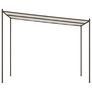 Gazebo White 3x3 m 180 g/m² Fabric and Steel