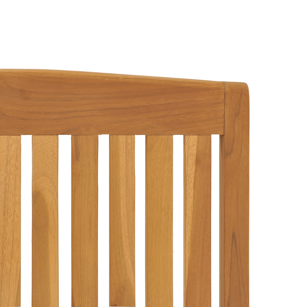 Reclining Garden Chair | Set of 6 | Natural teak | Solid teak wood