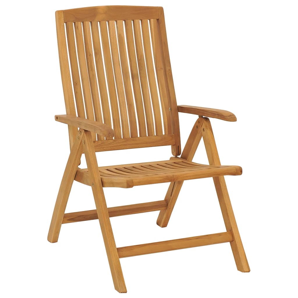 Reclining Garden Chair | Set of 8 | Teak | Solid teak wood
