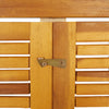 Single Garbage Bin Shed 70x89x117 cm Solid Wood Acacia