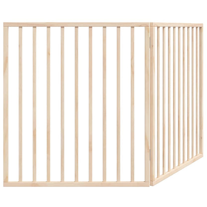 Dog Gate Foldable 2 Panels 160 cm Poplar Wood