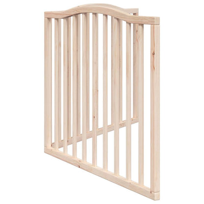 Dog Gate Foldable 2 Panels 160 cm Poplar Wood