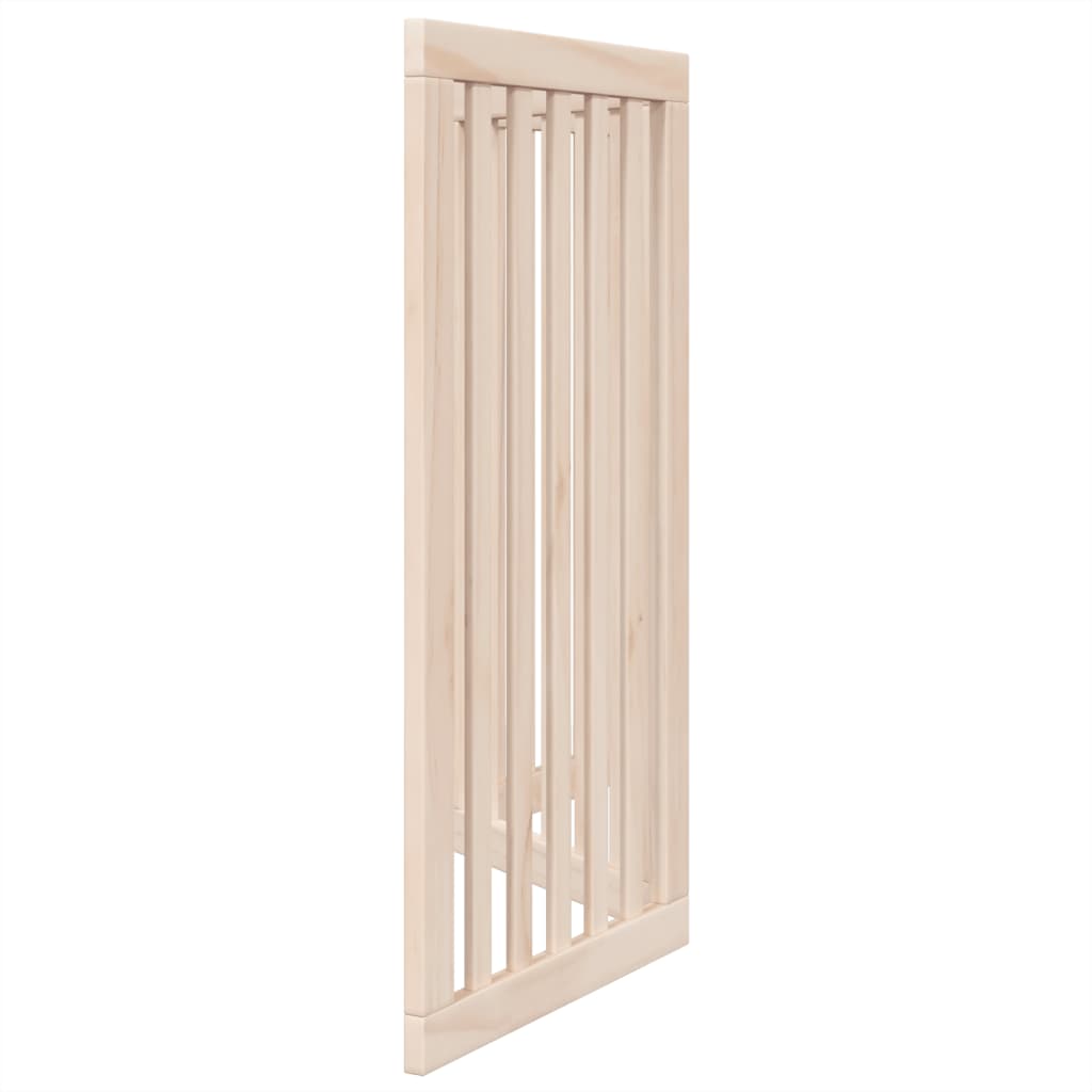 Dog Gate Foldable 3 Panels 150 cm Poplar Wood