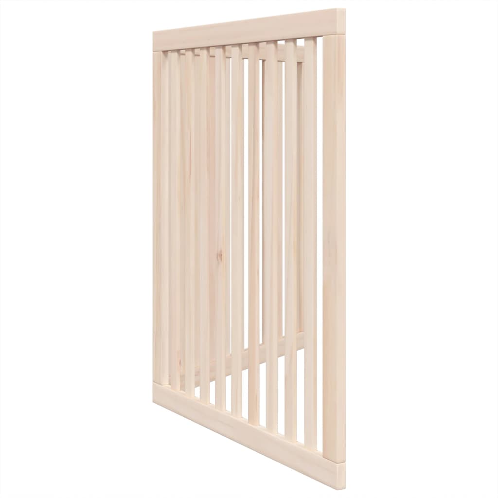 Dog Gate Foldable 2 Panels 160 cm Poplar Wood