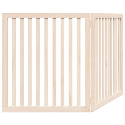 Dog Gate Foldable 2 Panels 160 cm Poplar Wood