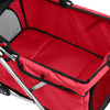 Folding Dog Stroller Red 76x50x100 cm Oxford Fabric