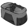 2-Layers Folding Dog Stroller Grey 83x48x97 cm Oxford Fabric