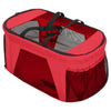 2-Layers Folding Dog Stroller Red 83x48x97 cm Oxford Fabric