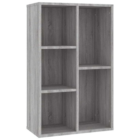 Book Cabinet/Sideboard Grey Sonoma 50x25x80 cm Engineered Wood