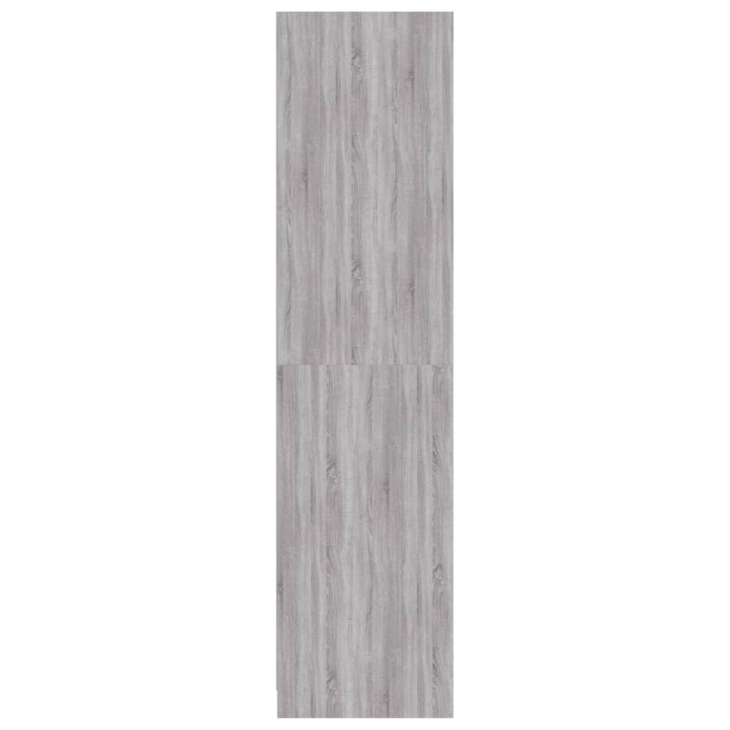 Wardrobe Grey Sonoma 100x50x200 cm Engineered Wood