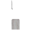 2 Piece Bathroom Furniture Set Grey Sonoma Engineered Wood