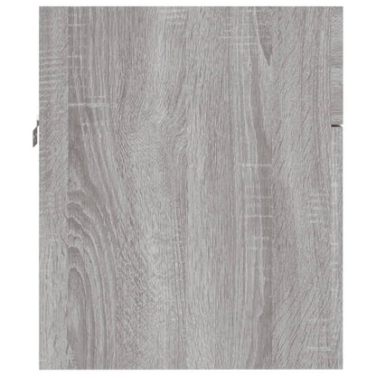 2 Piece Bathroom Furniture Set Grey Sonoma Engineered Wood