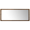 2 Piece Bathroom Furniture Set Brown Oak Engineered Wood