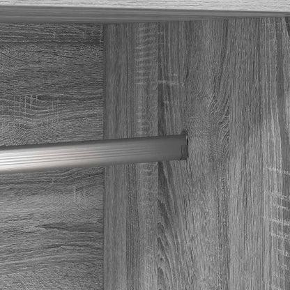 Wardrobe Grey Sonoma 82,5x51,5x180 cm Engineered Wood