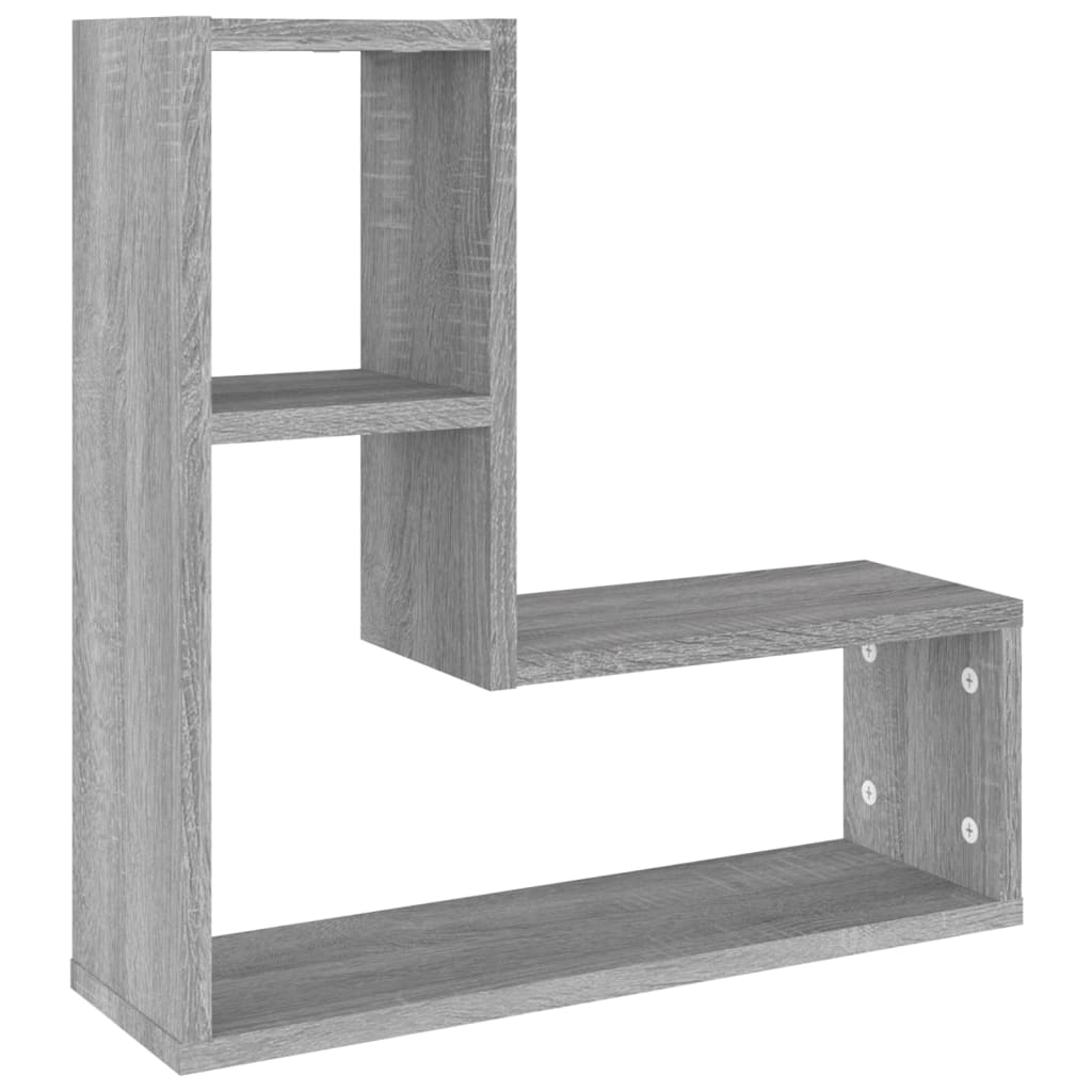 Wall Shelves 2 pcs Grey Sonoma 50x15x50 cm Engineered Wood