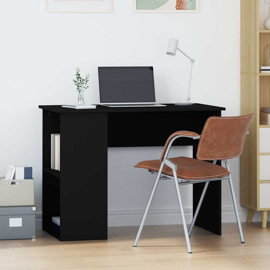 Desk | Black | Engineered wood | Medium | Desk | Rectangular | Modern