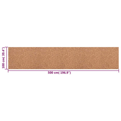 Cork Roll Brown 100 x 500 x 0.8 cm Cork