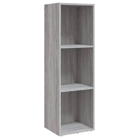 Book Cabinet | Grey sonoma | Engineered wood | Tall | Book Cabinet