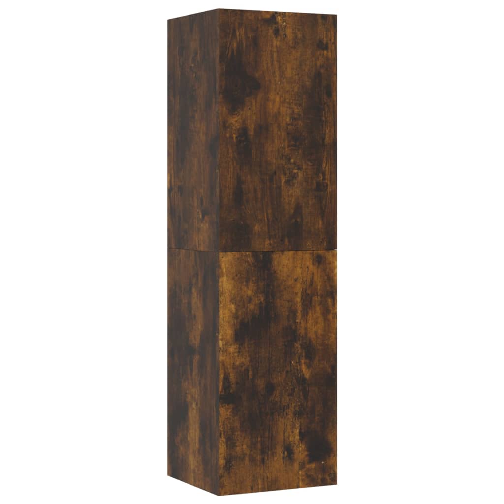 Wall-mounted TV Cabinet Smoked Oak 30.5x30x110 cm