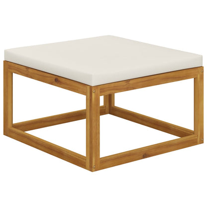 3 Piece Garden Lounge Set with Cushions Solid Wood Acacia