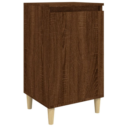 Bedside Cabinet Brown Oak 40x35x70 cm Engineered Wood