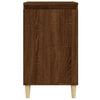 Bedside Cabinet Brown Oak 40x35x70 cm Engineered Wood