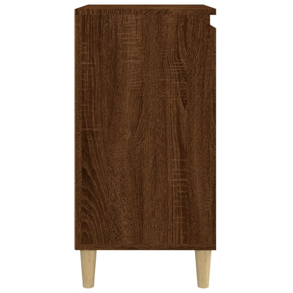 Bedside Cabinet Brown Oak 40x35x70 cm Engineered Wood