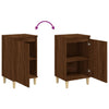 Bedside Cabinet Brown Oak 40x35x70 cm Engineered Wood