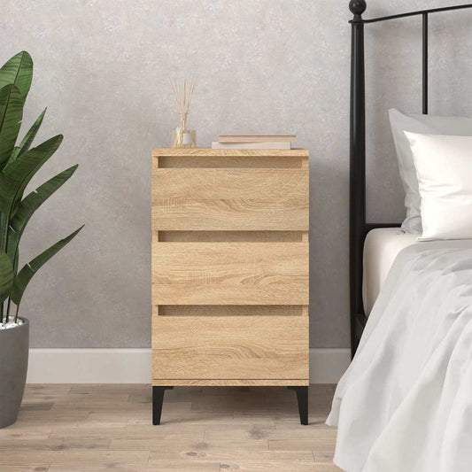 Bedside Cabinet | Sonoma oak | Engineered wood | Medium | Bedside Cabinet