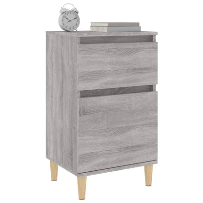 Bedside Cabinet Grey Sonoma 40x35x70 cm