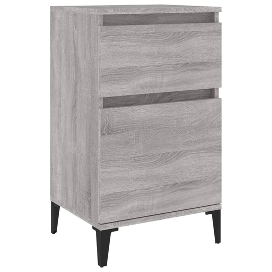Bedside Cabinet Grey Sonoma 40x35x70 cm