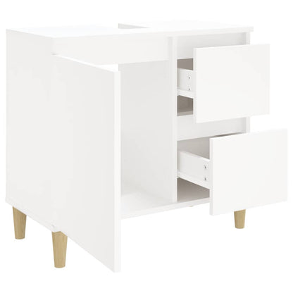 Bathroom Cabinet | White | Engineered wood | Medium | Bathroom Cabinet