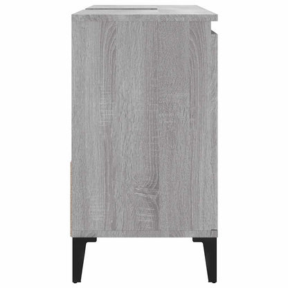Bathroom Cabinet | Grey Sonoma | Engineered Wood, Metal | Standard