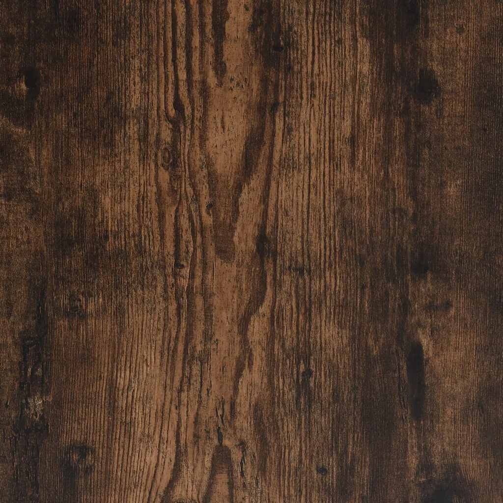 Coffee Table Smoked Oak 55x55x36.5 cm Engineered Wood