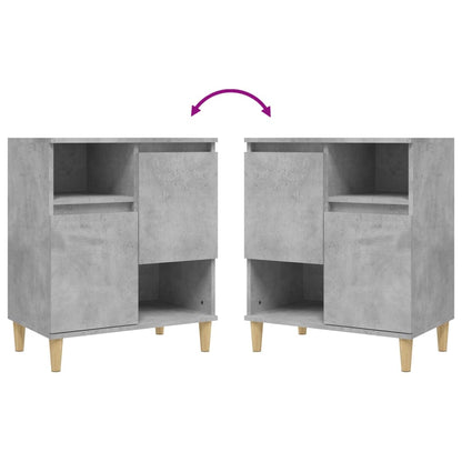 Sideboard Concrete Grey 60x35x70 cm Engineered Wood